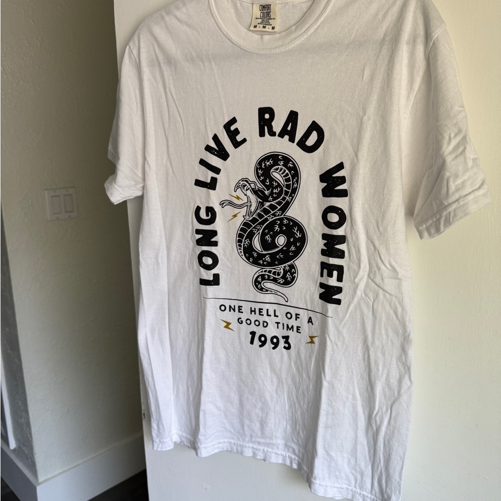 Comfort Colors White Rad Women Tee